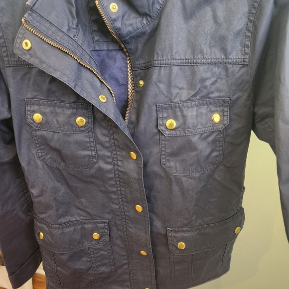 J. Crew Women's Downtown Field Jacket in Navy, Size M - Picture 3 of 9